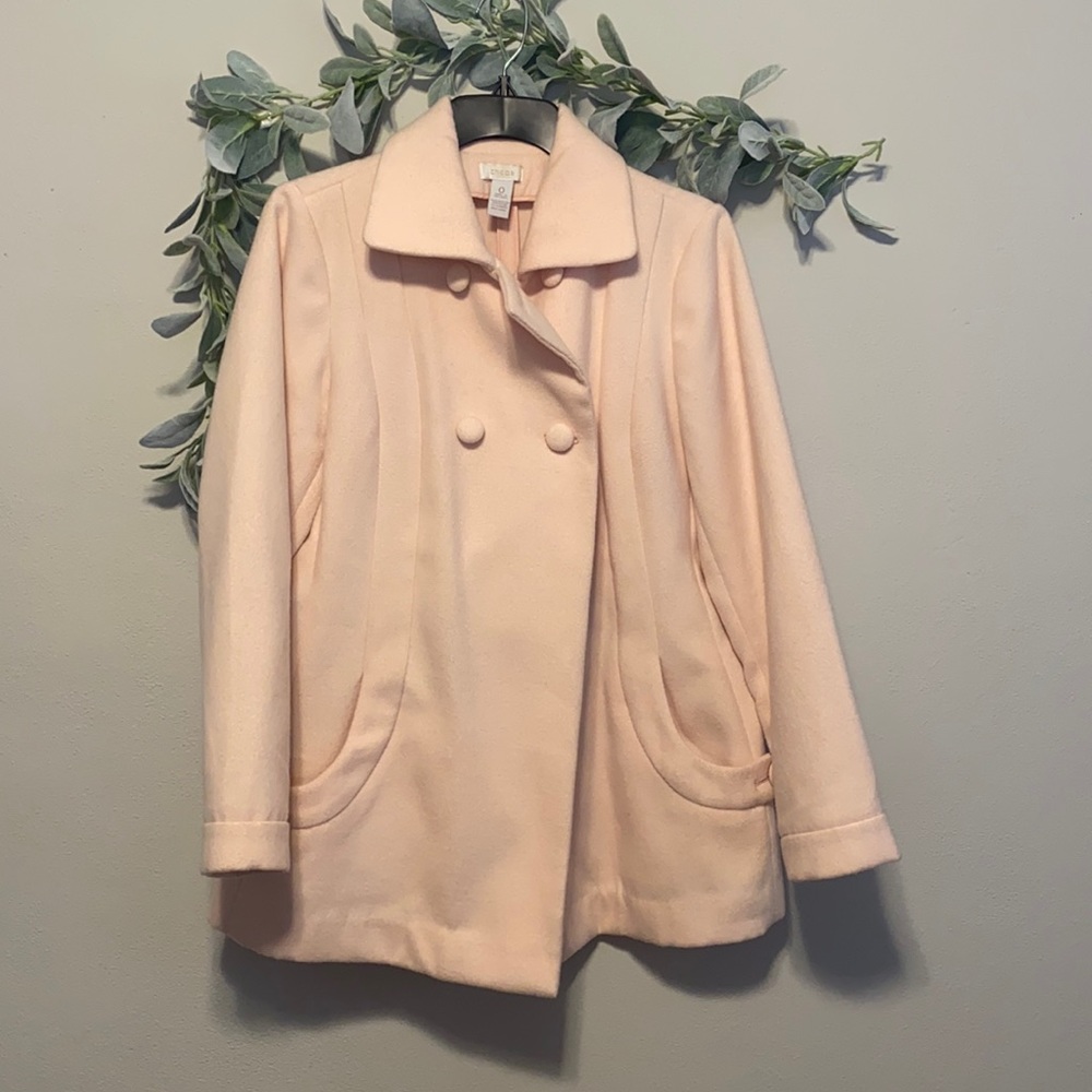 Chico’s blush coat small